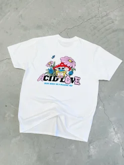 ACID LOVE 'Mushroom' Tee - White