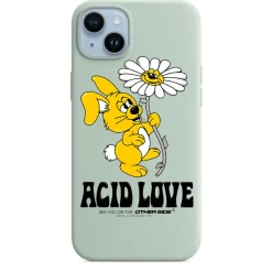 ACID LOVE 'Other Side' Phone Case - Sage Green