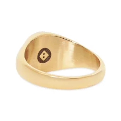 UN:IK Essentials Angel Signet Ring - Gold