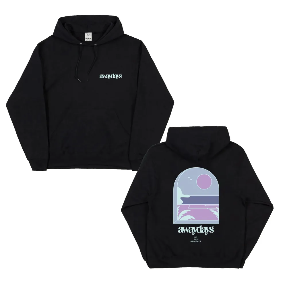 AwayDays 'Tropical Pitch' Hoodie - Black