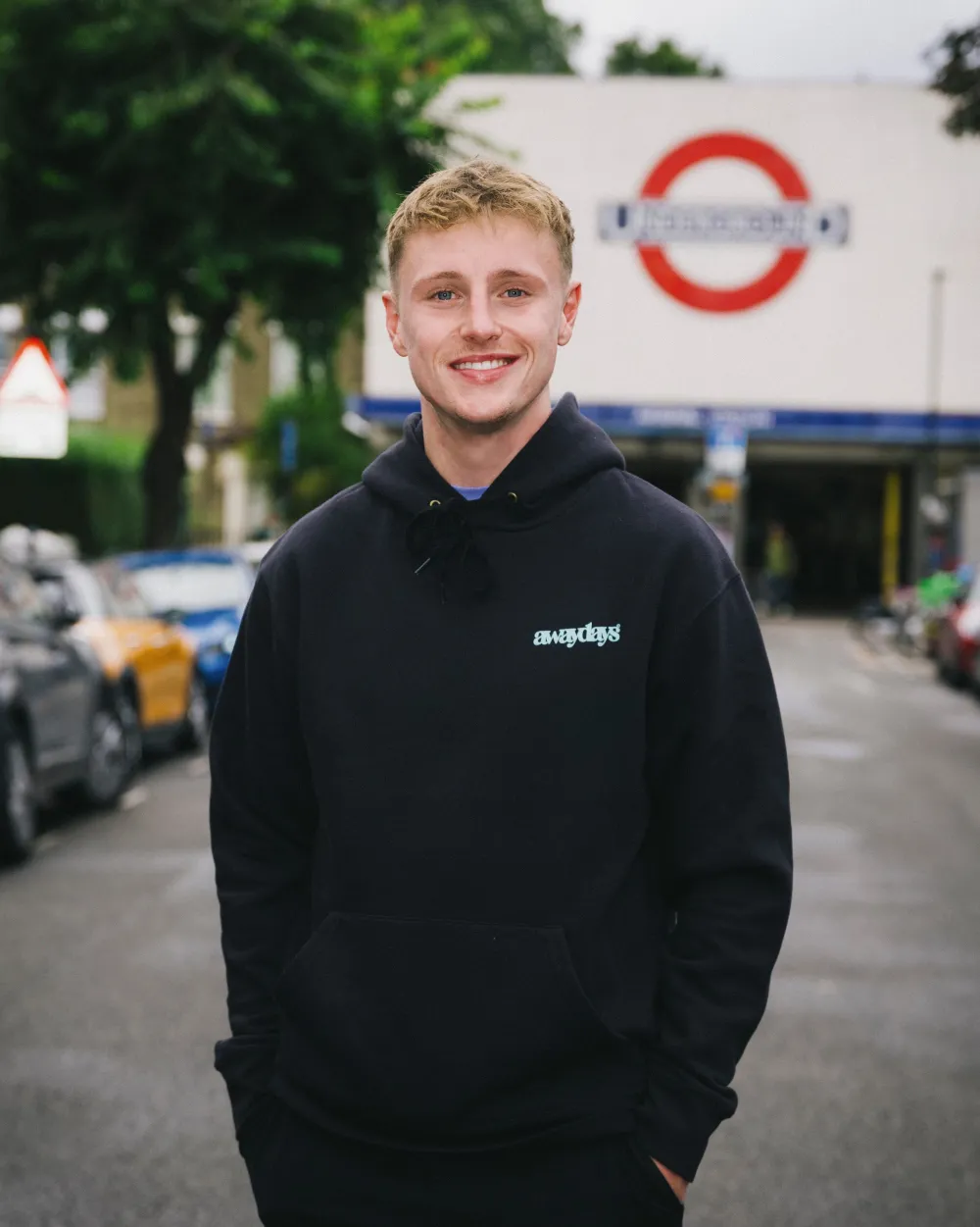 AwayDays 'Tropical Pitch' Hoodie - Black