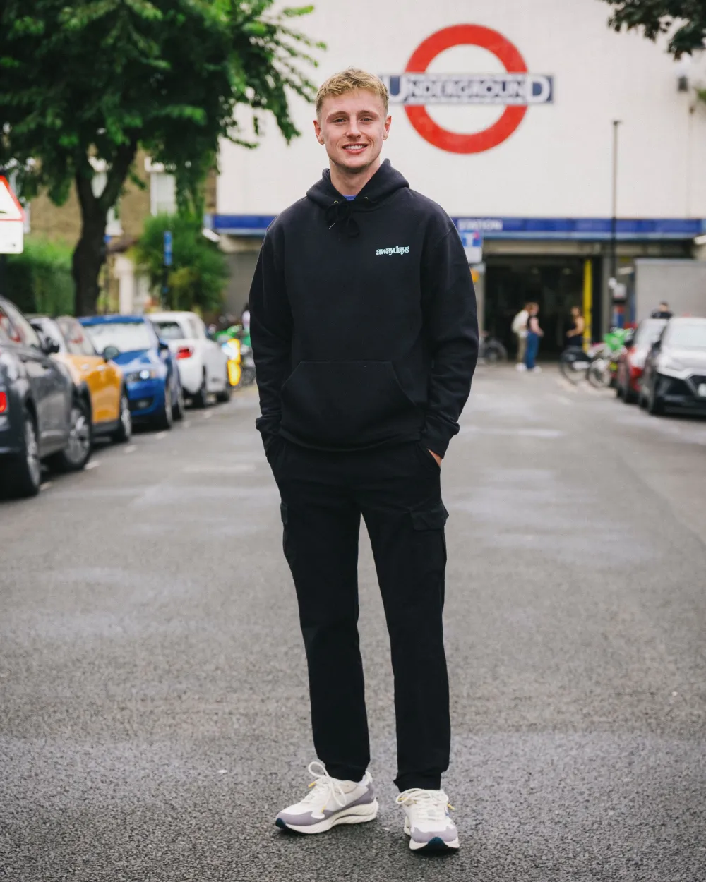 AwayDays 'Tropical Pitch' Hoodie - Black