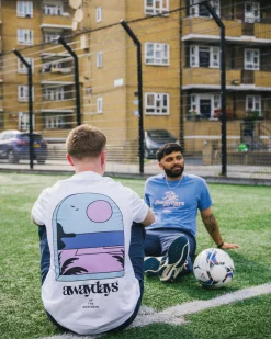 AwayDays 'Tropical Pitch' Tee - White
