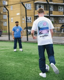 AwayDays 'Tropical Pitch' Tee - White