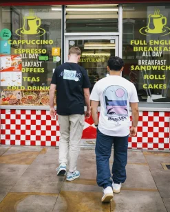 AwayDays 'Tropical Pitch' Tee - White