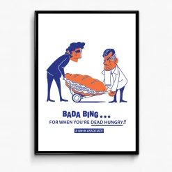 Bada Bing x UN:IK 'Dead Hungry' Print