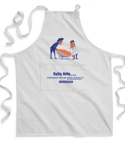 Bada Bing x UN:IK 'Dead Hungry' Apron - Grey