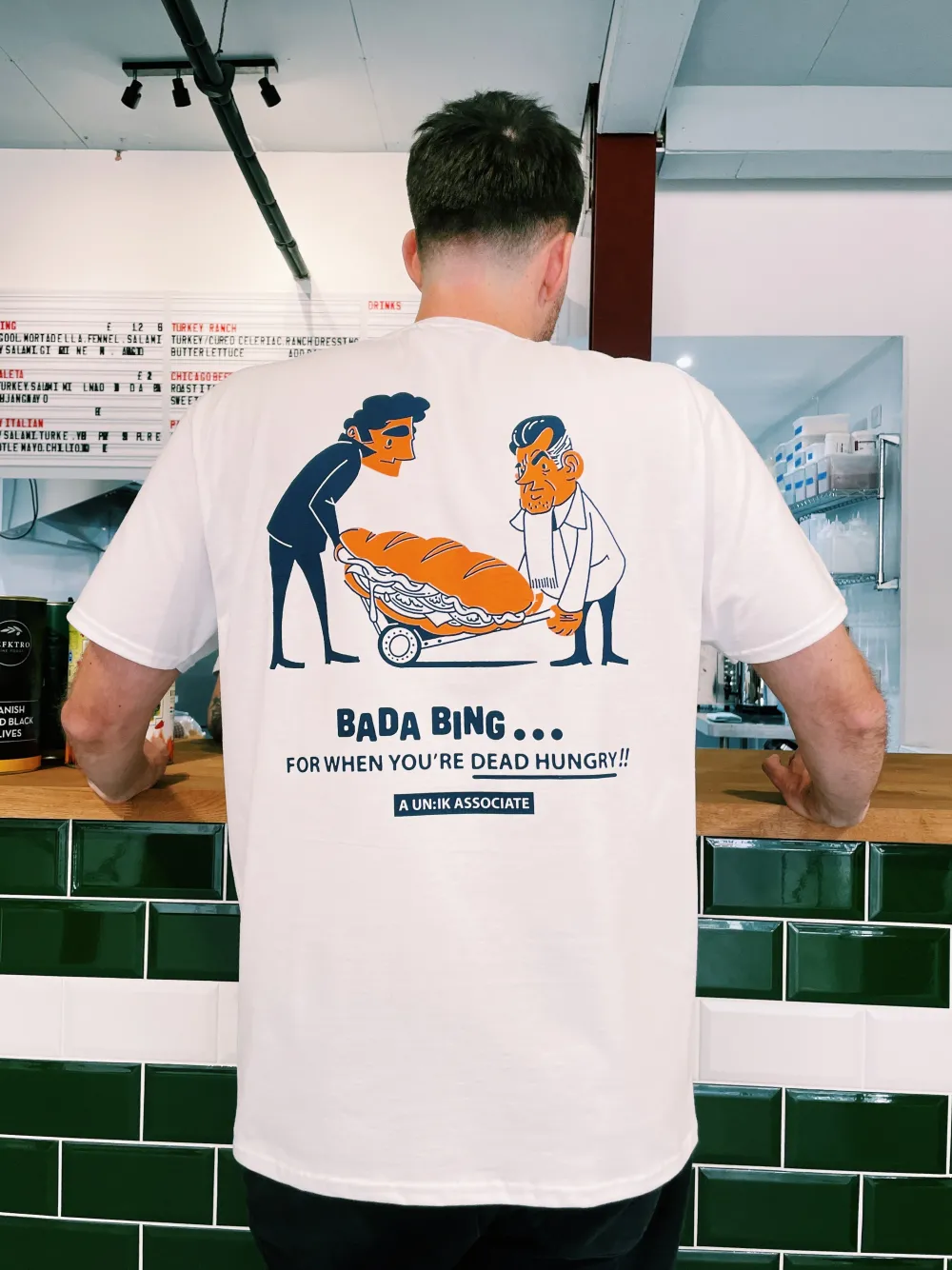 Bada Bing x UN:IK 'Dead Hungry' Tee - White