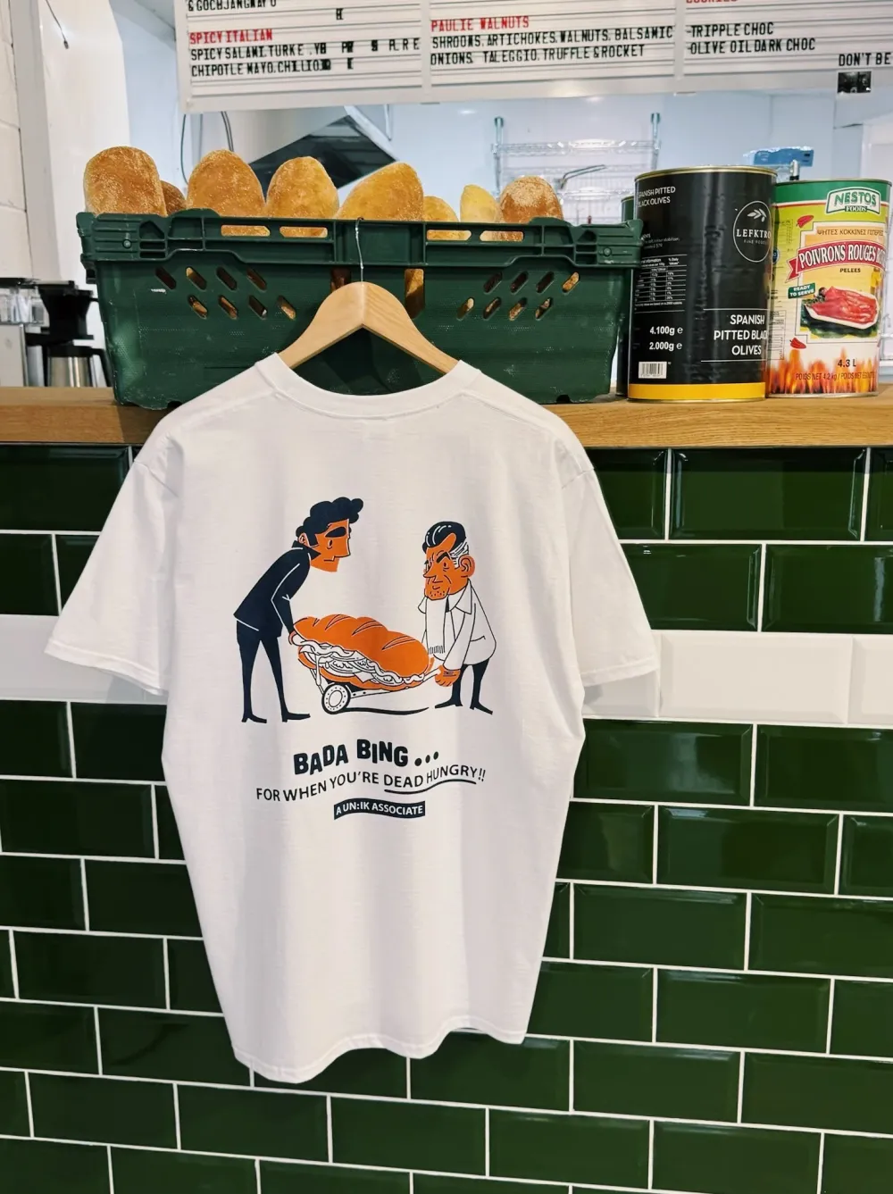Bada Bing x UN:IK 'Dead Hungry' Tee - White