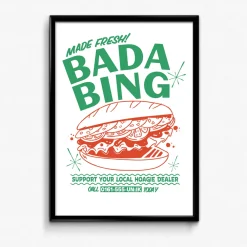 Bada Bing x UN:IK 'Fresh Hoagie' Print