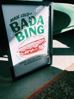 Bada Bing x UN:IK 'Fresh Hoagie' Print