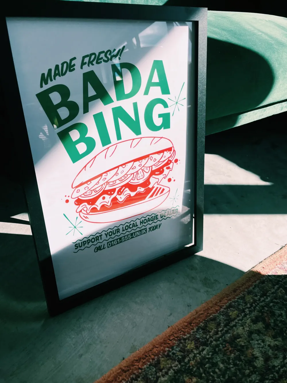 Bada Bing x UN:IK 'Fresh Hoagie' Print