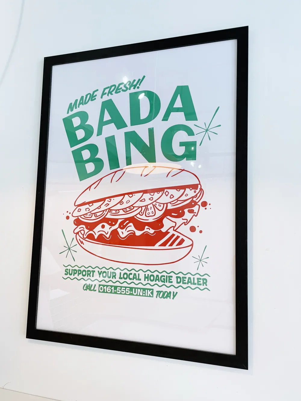 Bada Bing x UN:IK 'Fresh Hoagie' Print