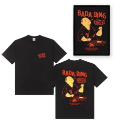 Bada Bing x UN:IK 'Snitches' Tee & Print Bundle - Black