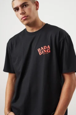 Bada Bing x UN:IK 'Snitches' Tee - Black