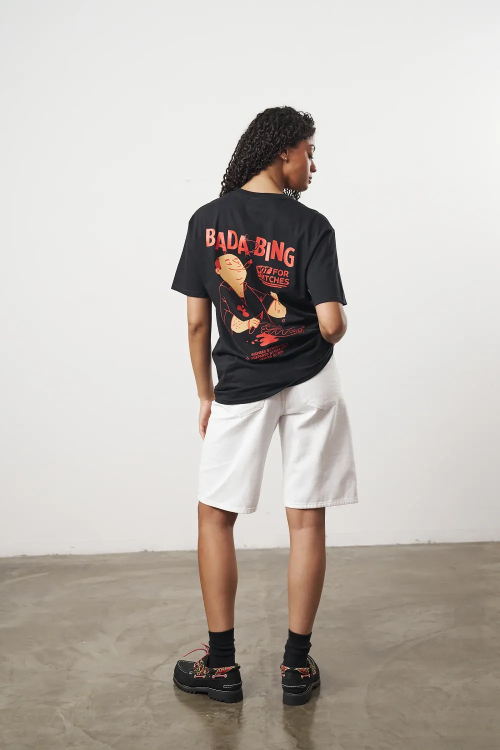 Bada Bing x UN:IK 'Snitches' Tee - Black