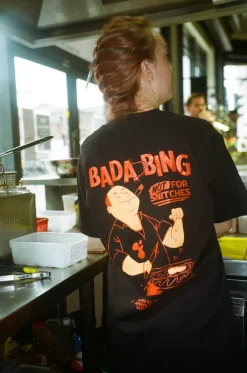 Bada Bing x UN:IK 'Snitches' Tee - Black