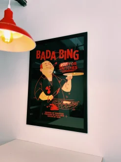 Bada Bing x UN:IK 'Snitches' Print - Black