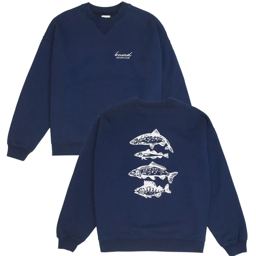 bound 'Angling Club' Sweater - Navy