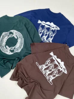 bound 'Angling Crest' Tee - Forest Green