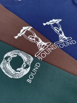 bound 'Angling Crest' Tee - Forest Green