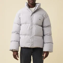 bound Arctic Padded Puffer Coat - Dove Grey