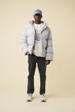bound Arctic Padded Puffer Coat - Dove Grey