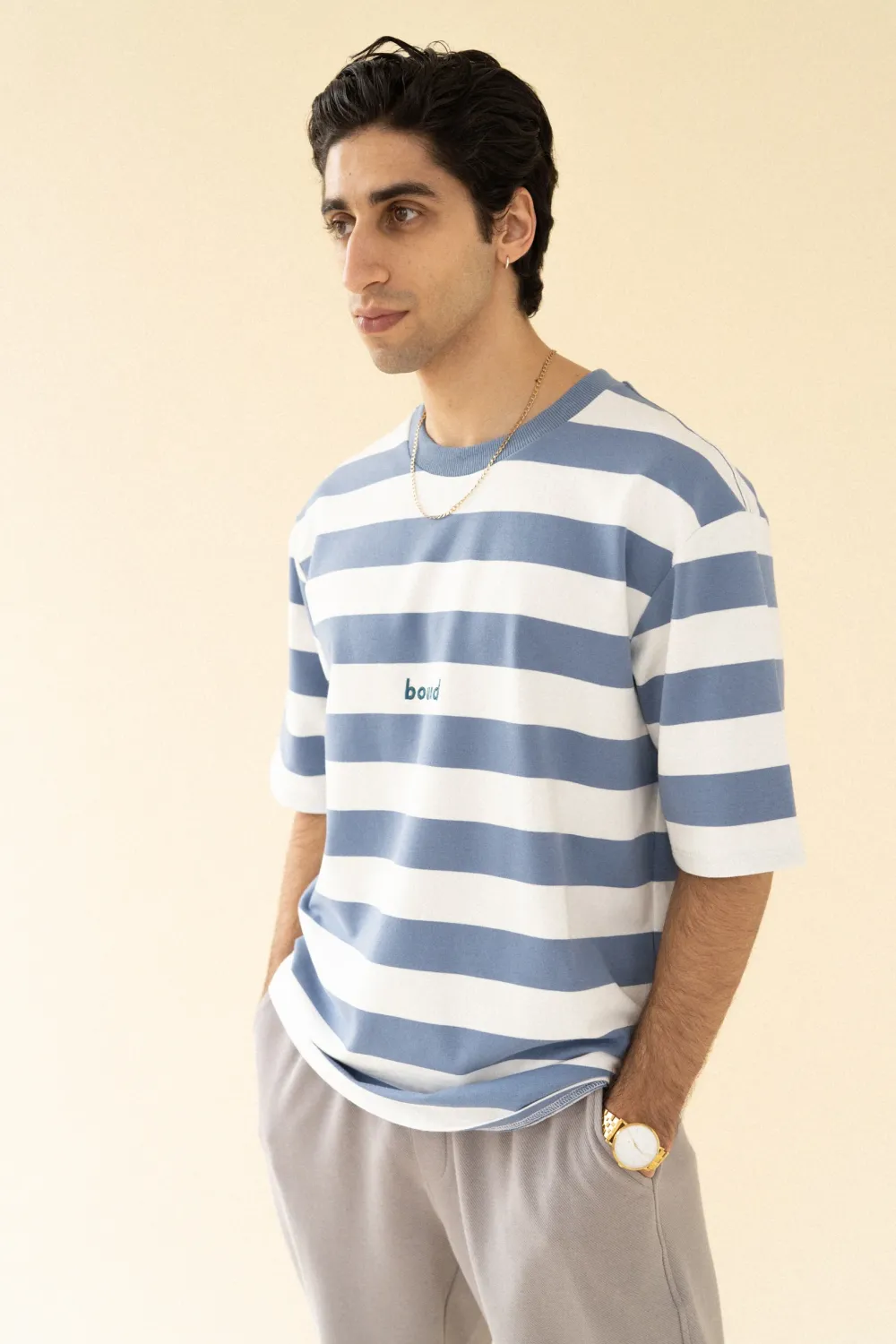 bound 'Arctic' Stripe Tee