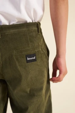 bound Army Green Corduroy Trousers