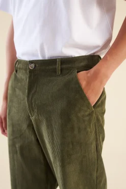 bound Army Green Corduroy Trousers