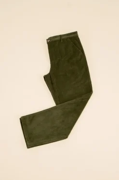 bound Army Green Corduroy Trousers