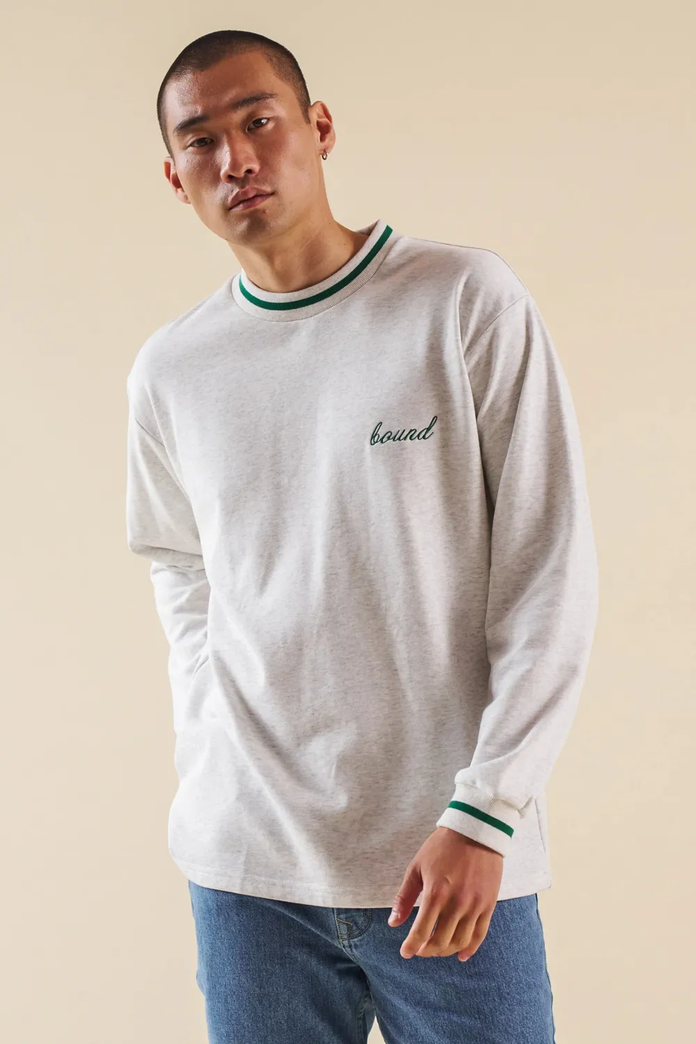 bound Ash Grey Longsleeve Tee