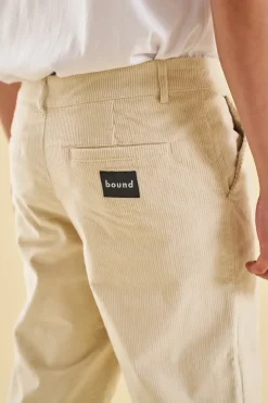 bound 'Barley Cream' Cord Trousers