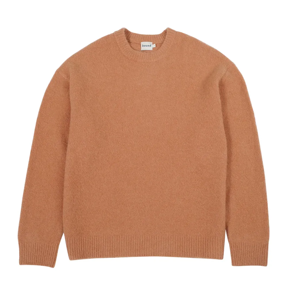 bound Baxter Mohair Blend Sweater - Rust