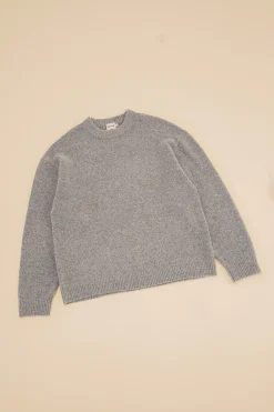 bound Baxter Mohair Blend Sweater - Grey