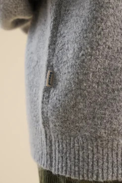 bound Baxter Mohair Blend Sweater - Grey