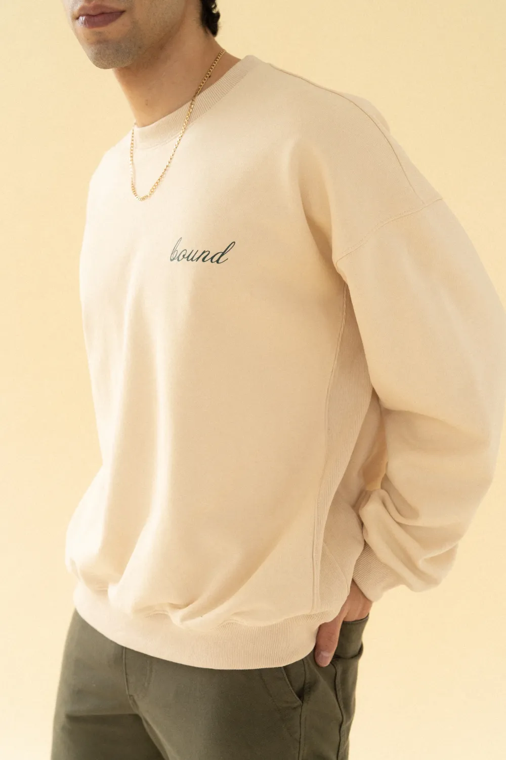 bound 'Beige' Premium Sweater