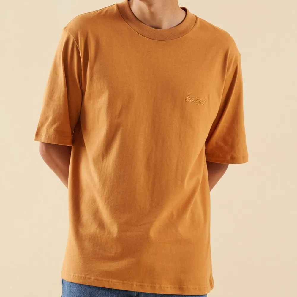 bound Burnt Orange Script Tee