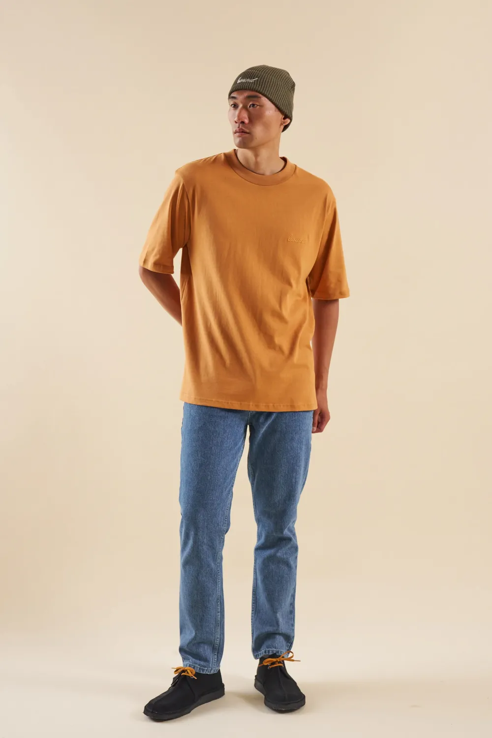 bound Burnt Orange Script Tee
