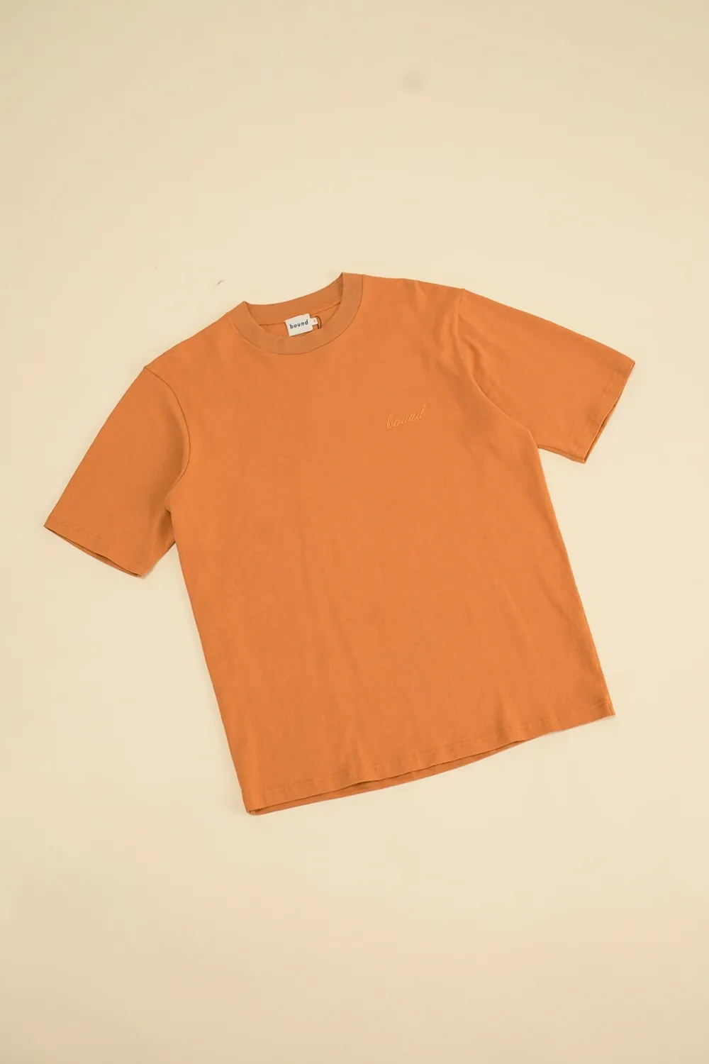 bound Burnt Orange Script Tee