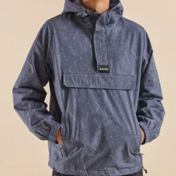 bound Camo Blue Canvas Smock Jacket