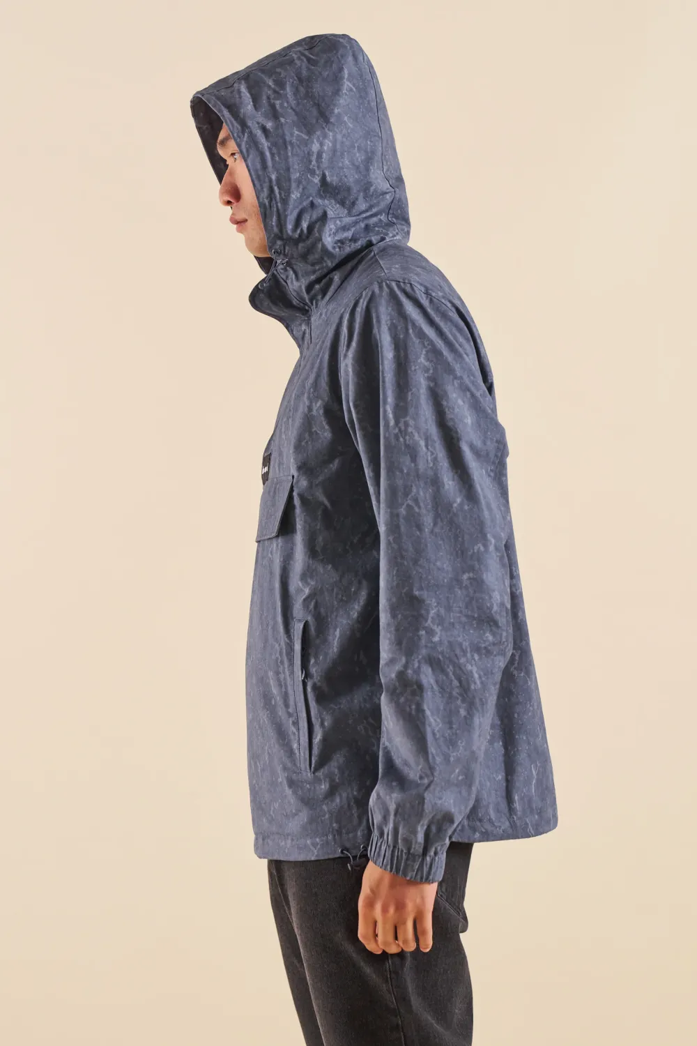 bound Camo Blue Canvas Smock Jacket