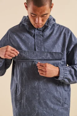 bound Camo Blue Canvas Smock Jacket