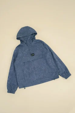 bound Camo Blue Canvas Smock Jacket