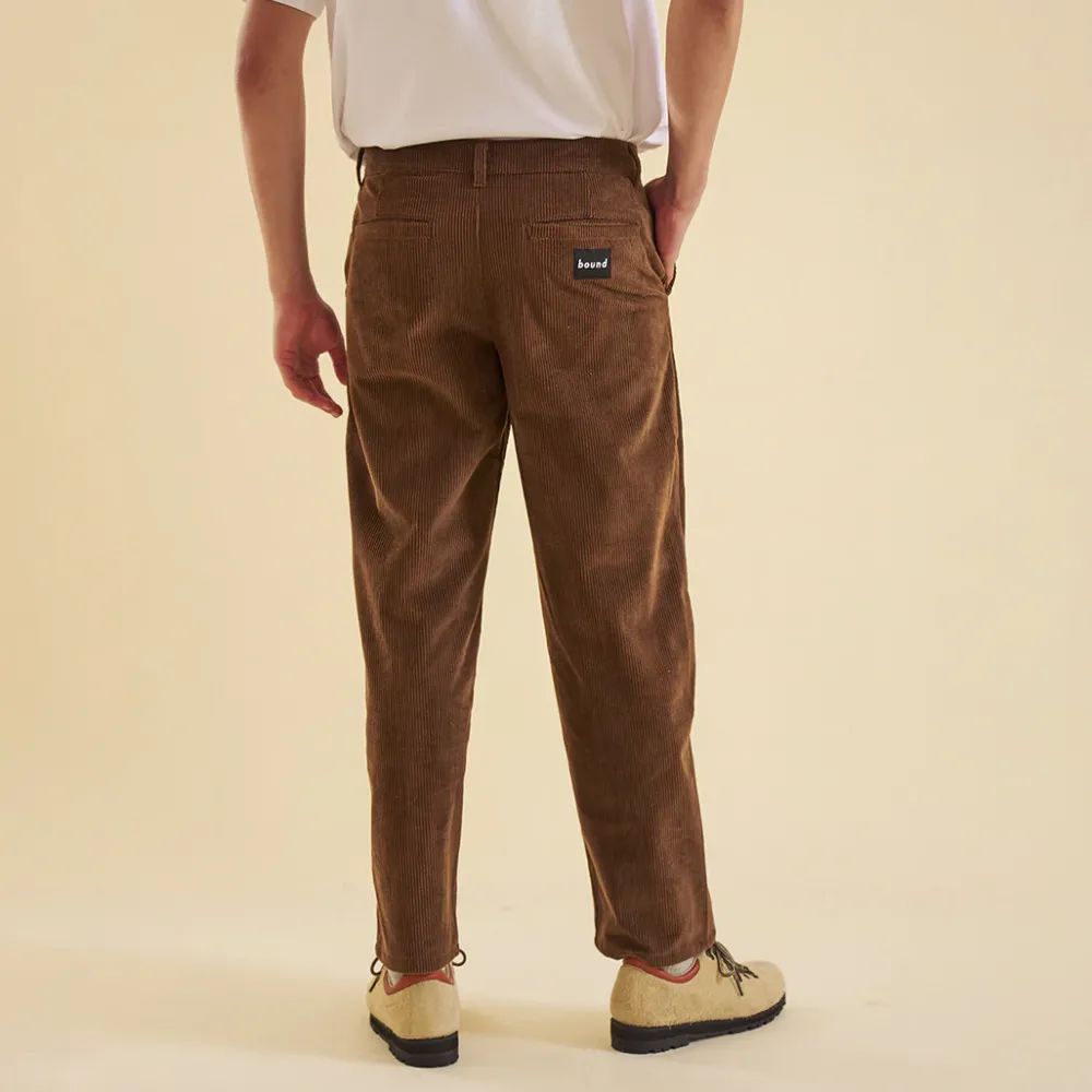 bound 'Cedar Brown' Corduroy Trousers