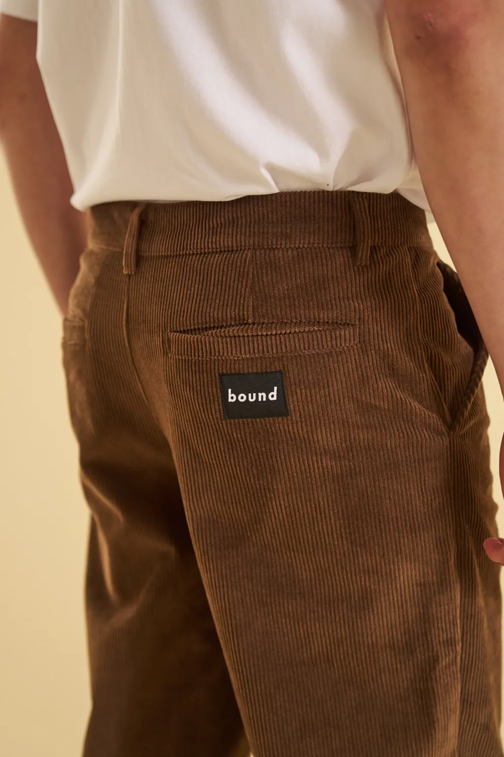 bound 'Cedar Brown' Corduroy Trousers
