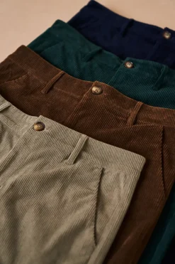 bound 'Cedar Brown' Corduroy Trousers