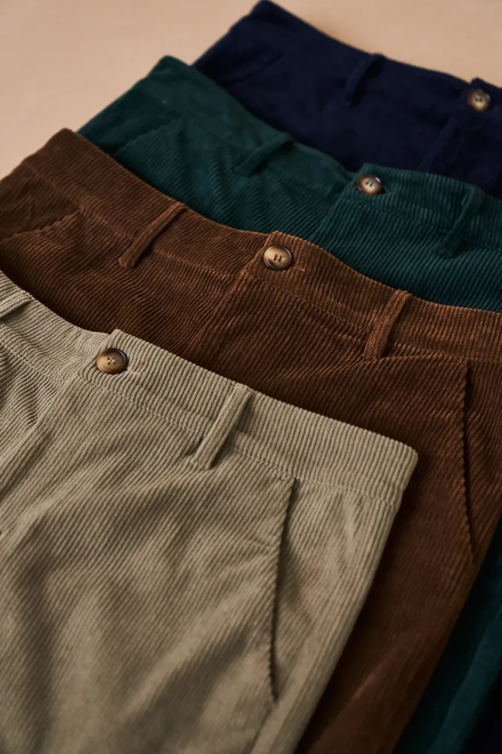 bound 'Cedar Brown' Corduroy Trousers