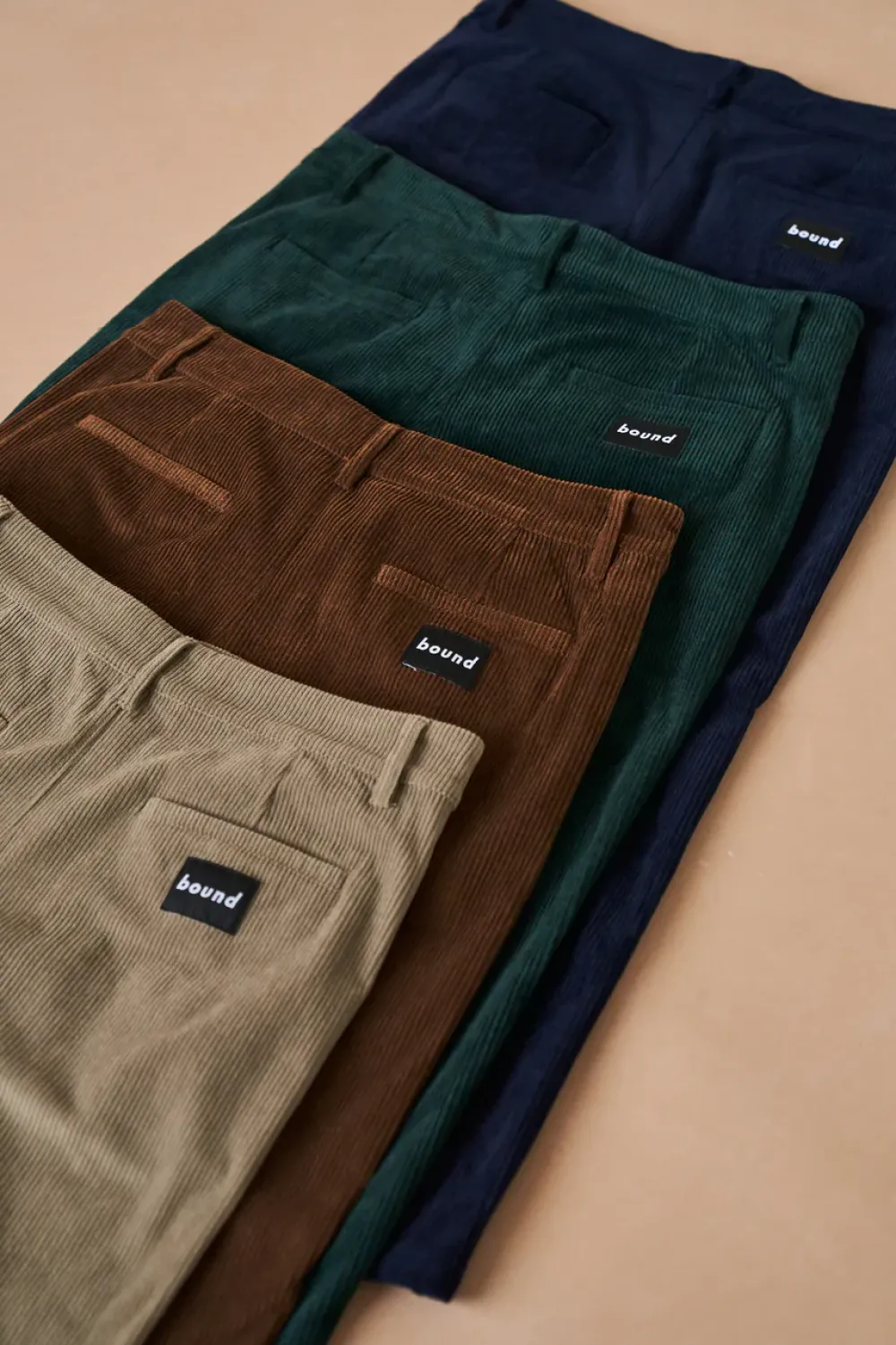 bound 'Cedar Brown' Corduroy Trousers