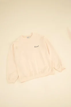 bound Cream Premium Script Sweater